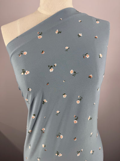 Printed Lycra - Bluebell Mist - 145cm