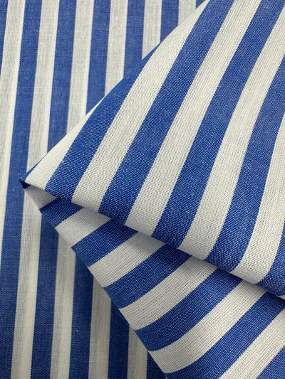 Cotton Lawn - Blue Stripe  - 150cm