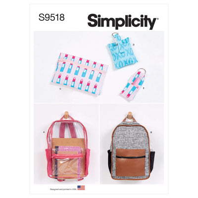 Pattern - Simplicity - S9518 - Backpacks and Accessories