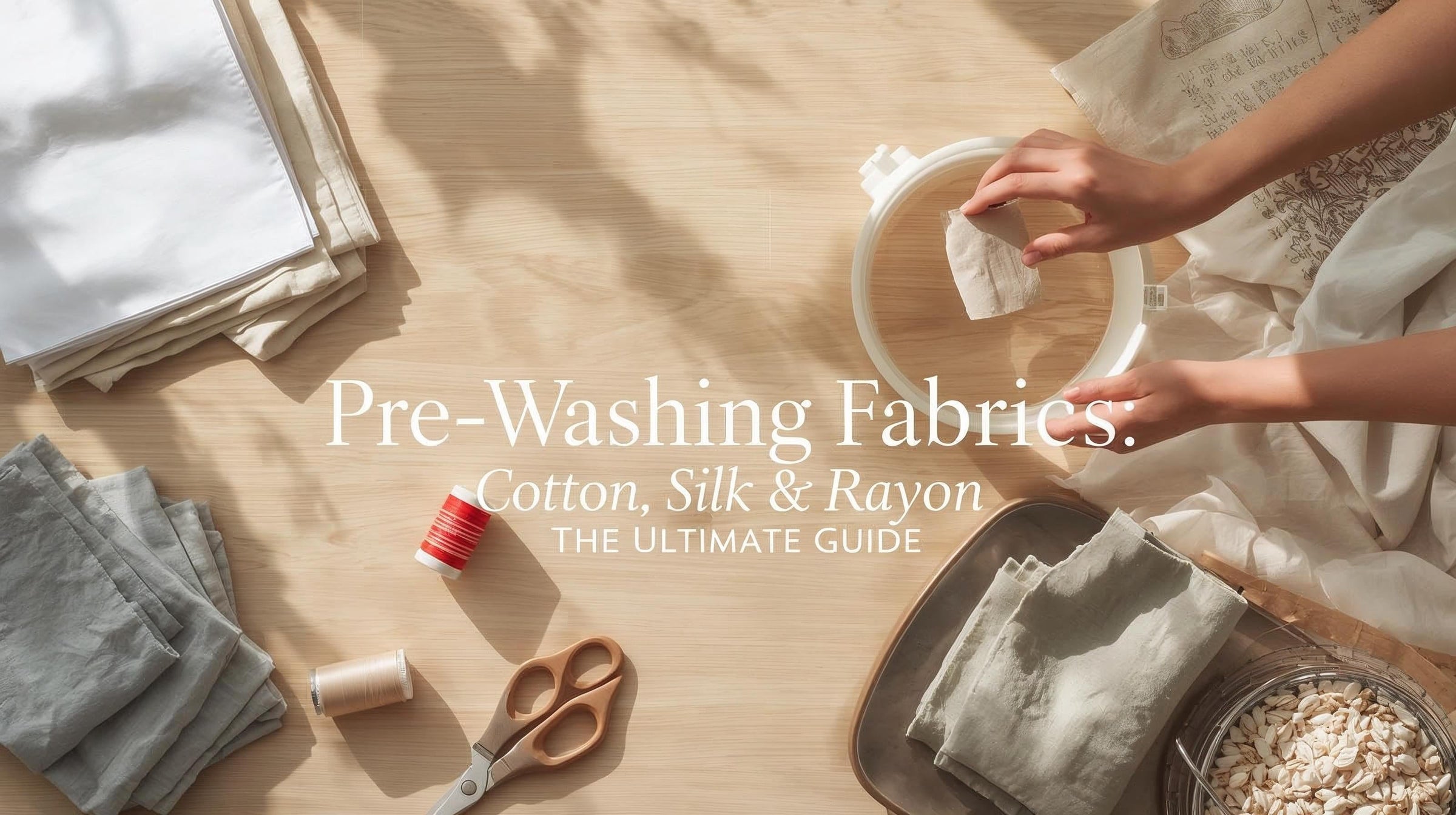 Fabric pre-wash guide