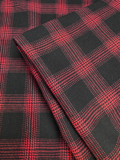 Poly Linen - Red Lumberjack