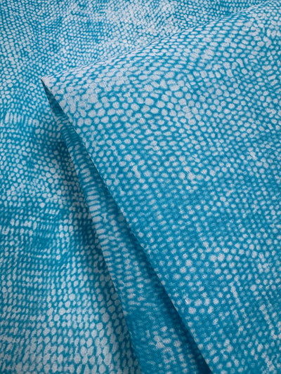 100% Pure Linen Flax - Teal Breeze - 145Cm
