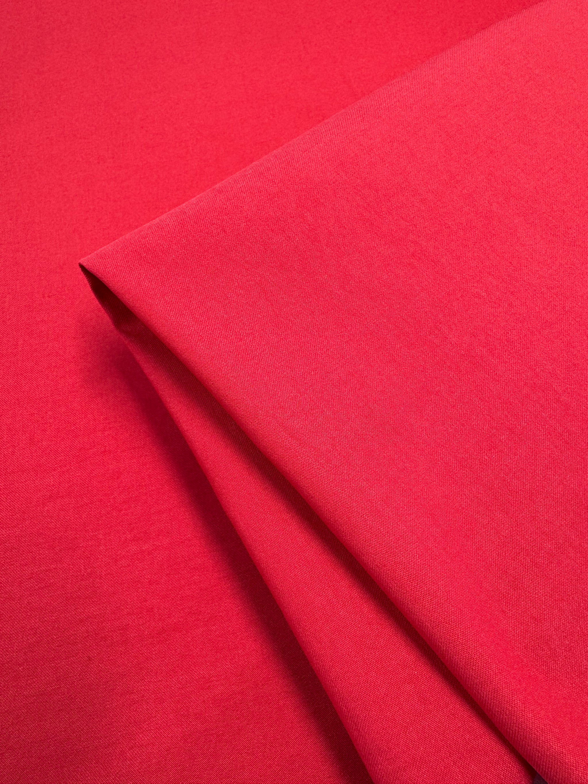 Stretch Bengaline - Scarlet - 142cm