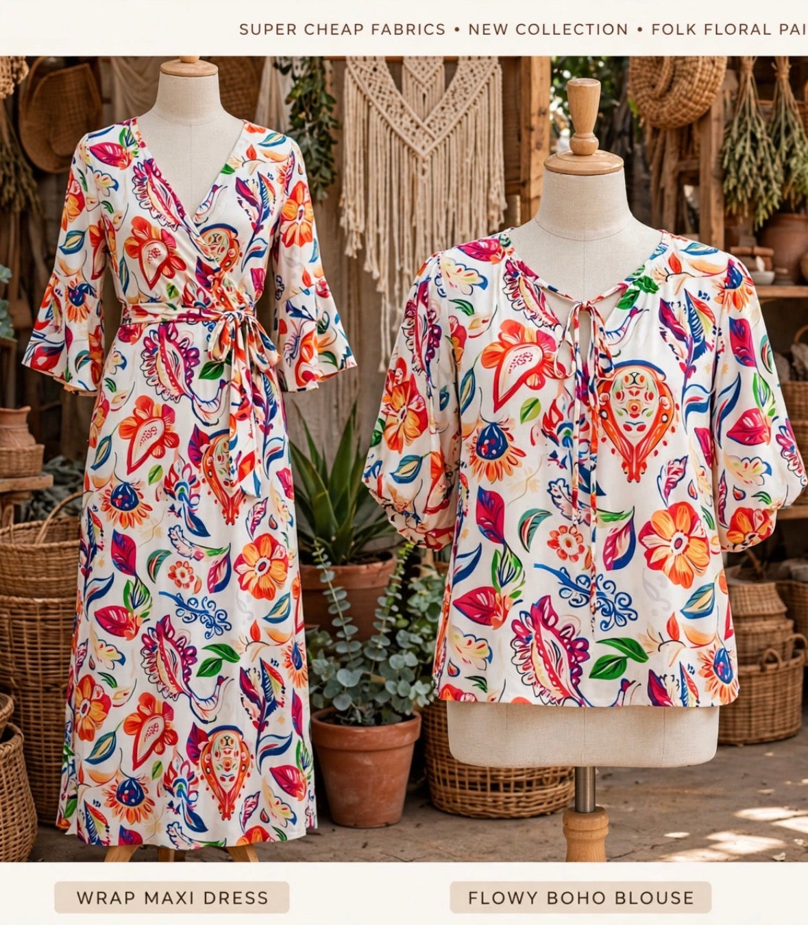 Printed Cotton - Artisan Paisley - 150cm