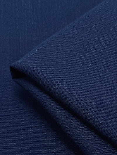 Linen Blend  - Navy - 147cm