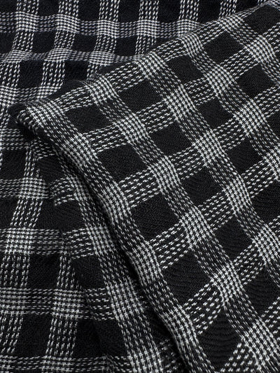 100% Pure Linen - Check Gingham - 140Cm