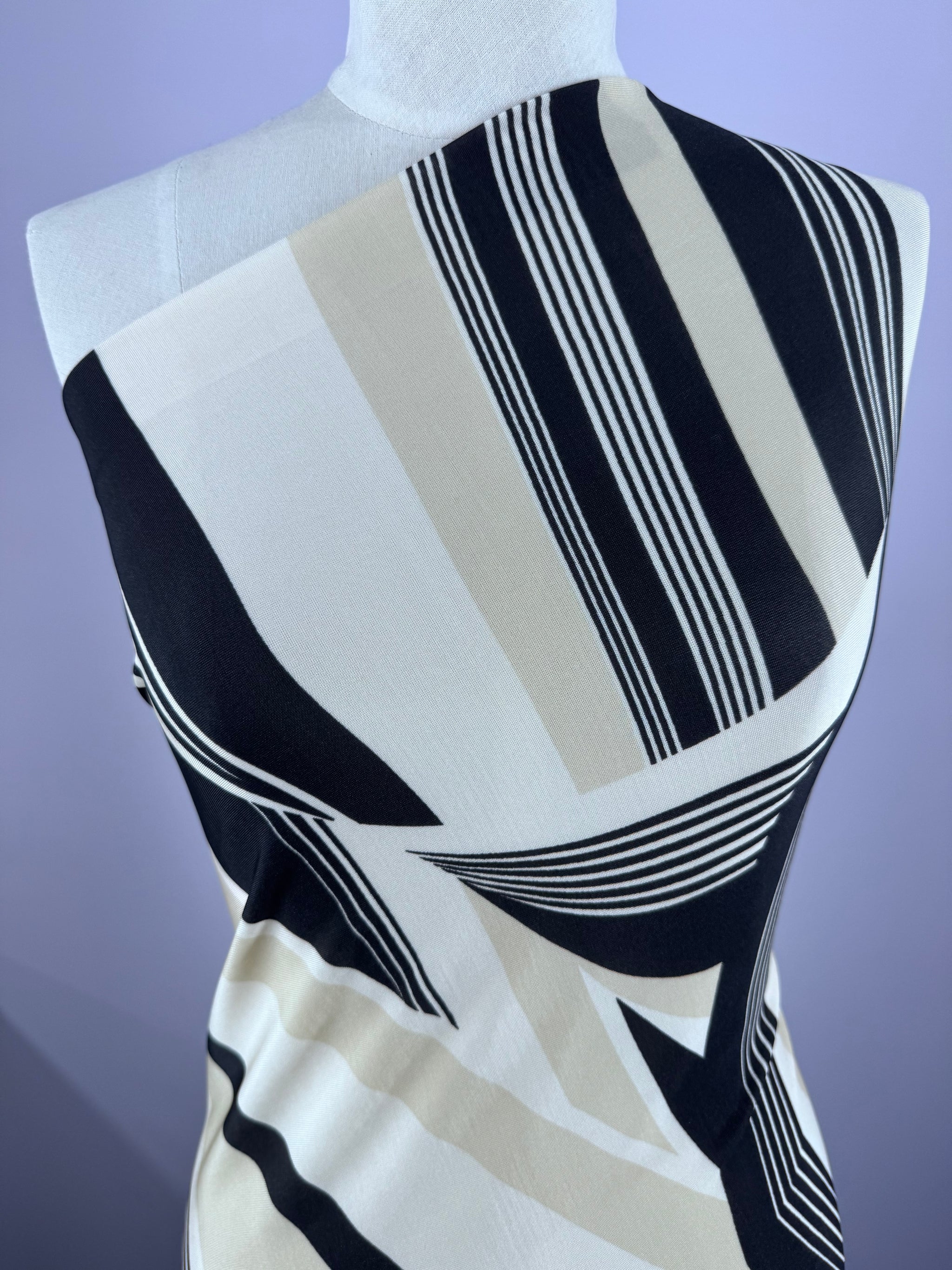 Viscose Knit - Monochrome - 140cm