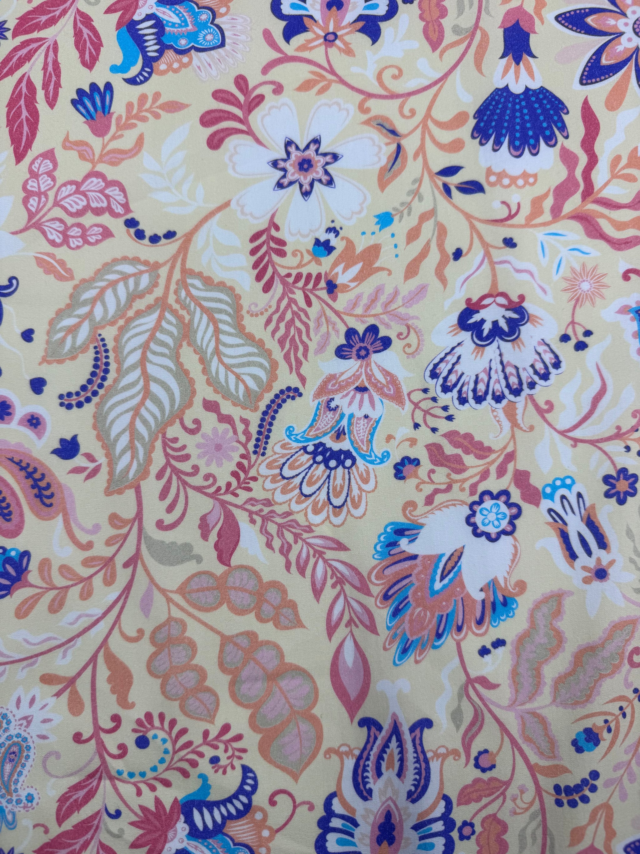 Printed Cotton - Ornate Garden - 150cm