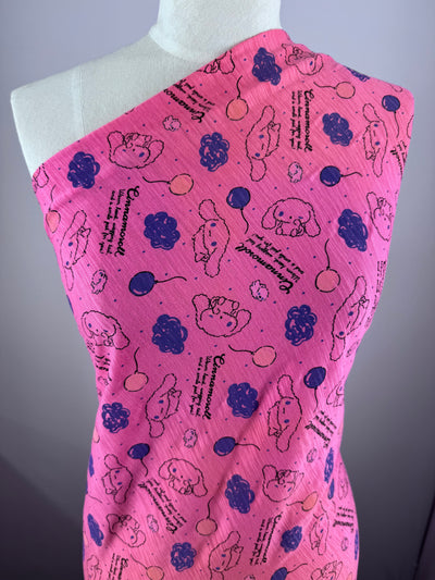 Printed Jersey - Playful Pink - 130cm