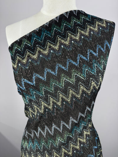Textured Knit - Chevron Magic - 155cm