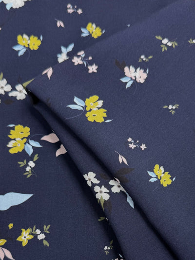 Designer Rayon - Starry Navy - 145cm