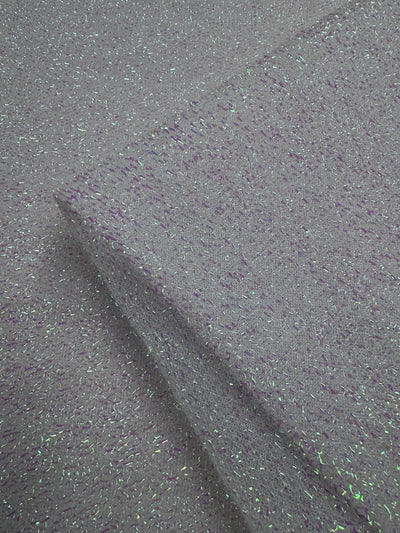 Lurex Stretch Knit - Ivory - 155cm