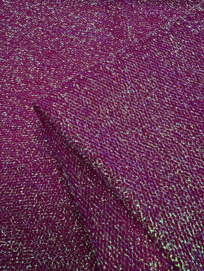 Lurex Stretch Knit - Pink Aloof - 155cm