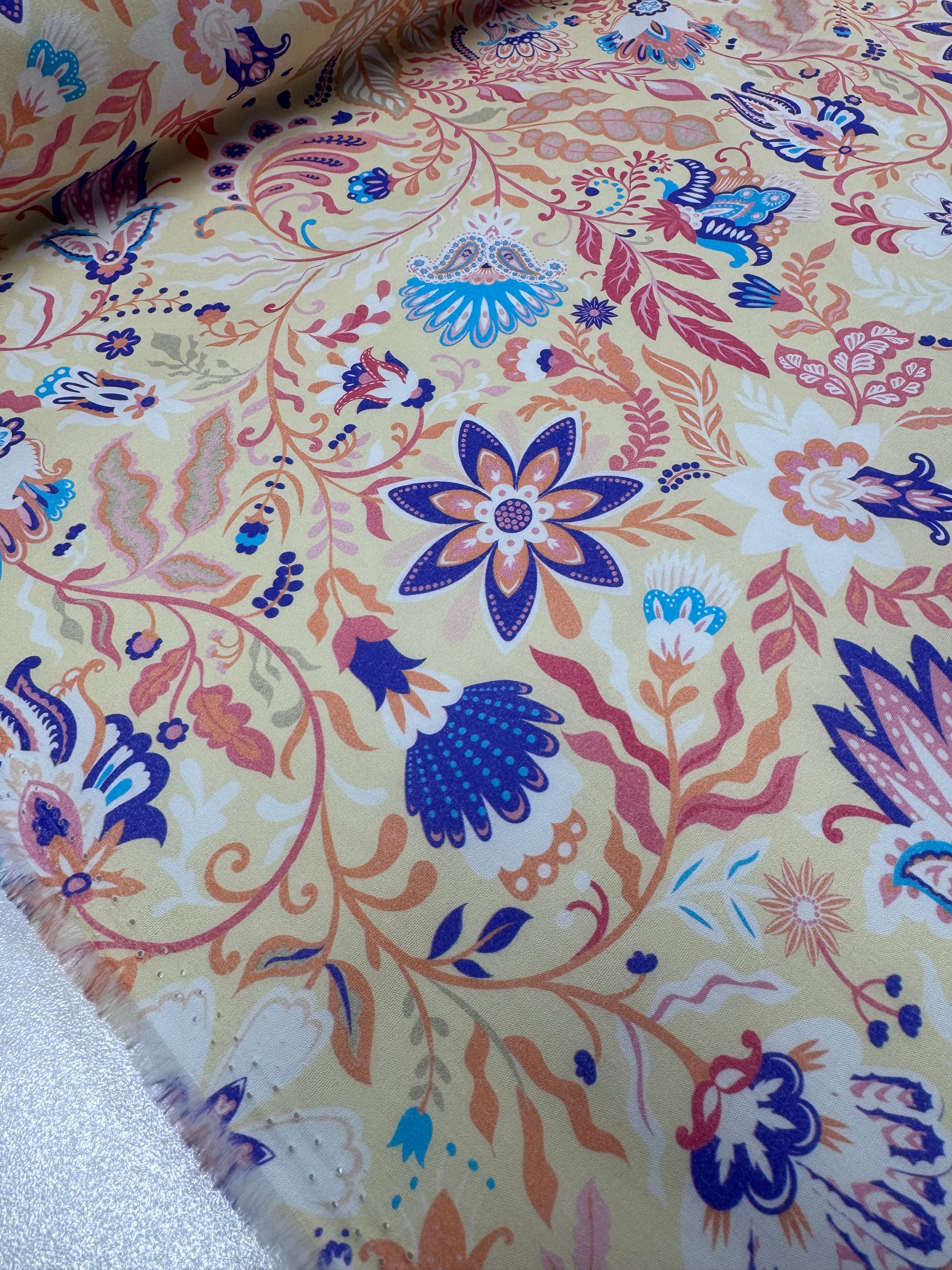 Printed Cotton - Ornate Garden - 150cm
