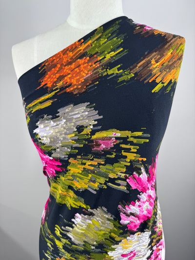 Designer Lycra - Pixel Poppy - 150cm