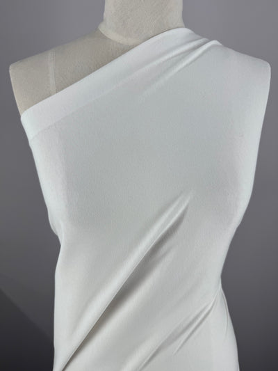 Cotton Lycra - White - 150cm