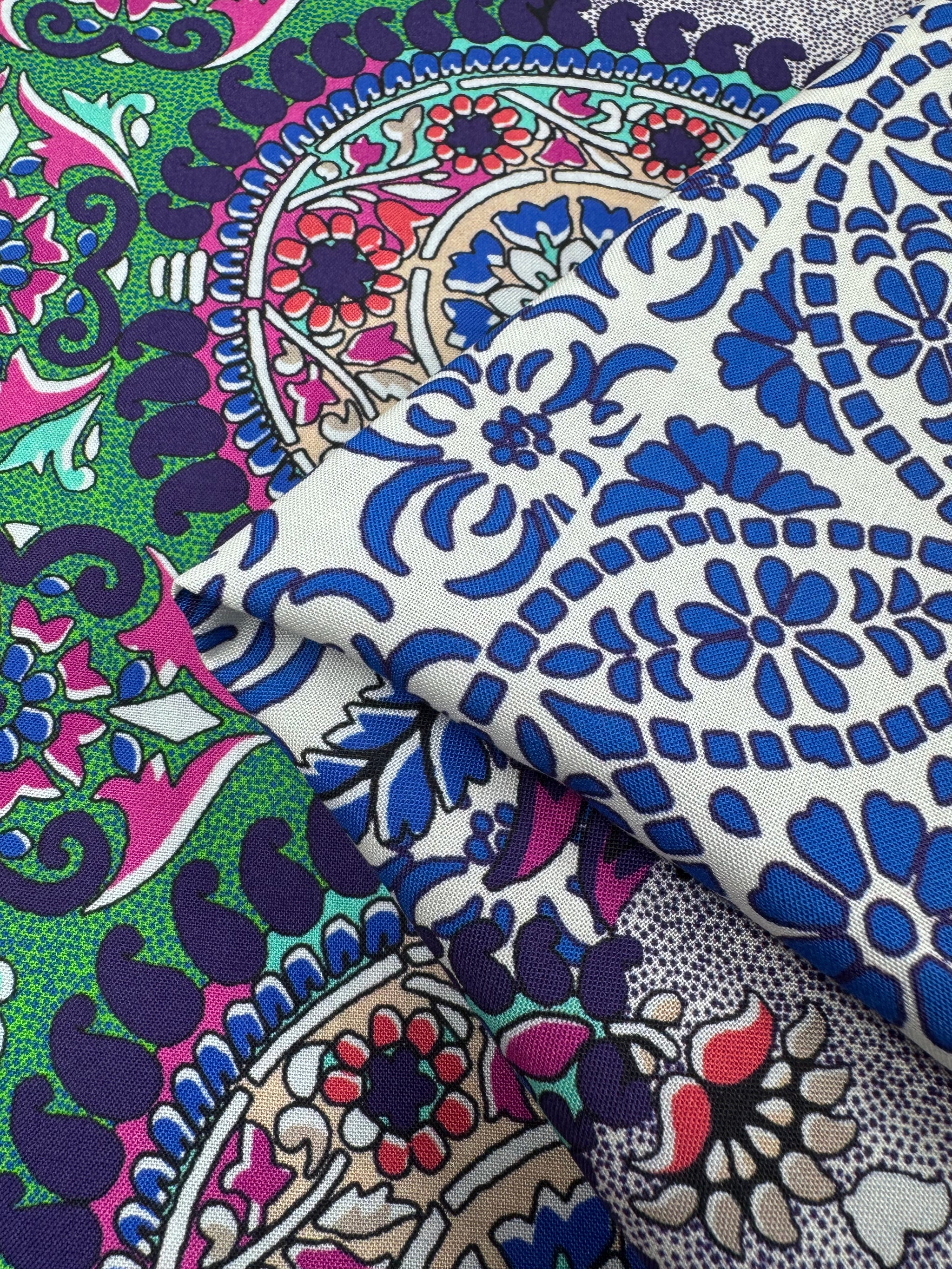 Border Viscose  - Moroccan Bloom - 144cm