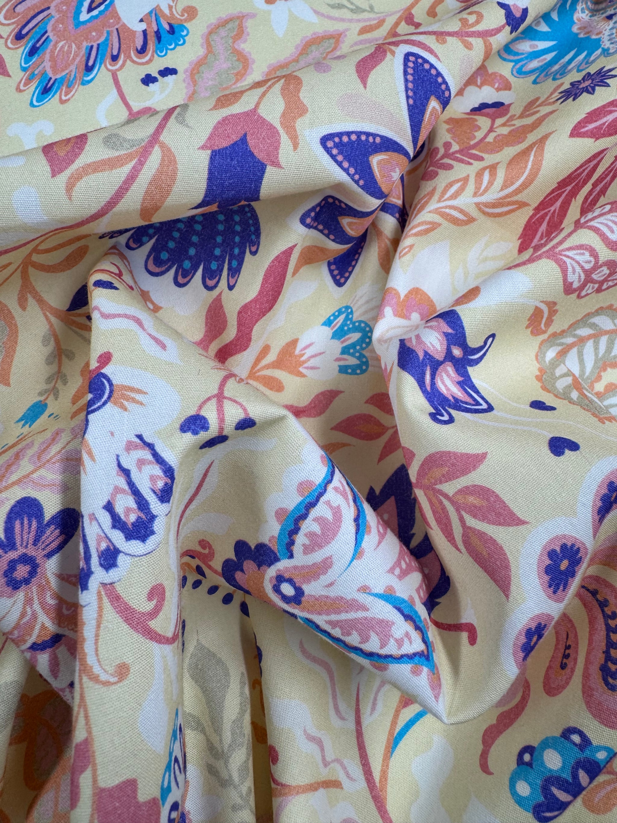 Printed Cotton - Ornate Garden - 150cm