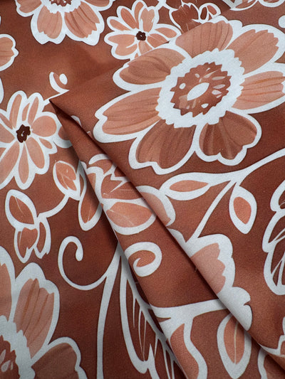 Designer Rayon - Coral Bloom - 145cm