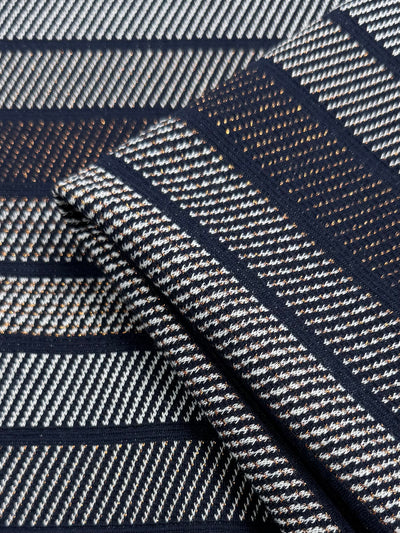 Textured Knit - Metallic knit - 145cm 150cm