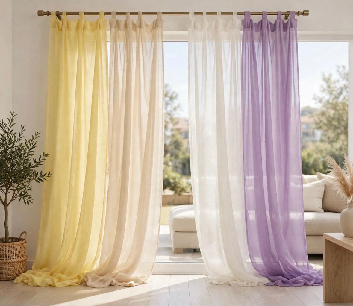Hi-Multi chiffon fabric colour range
