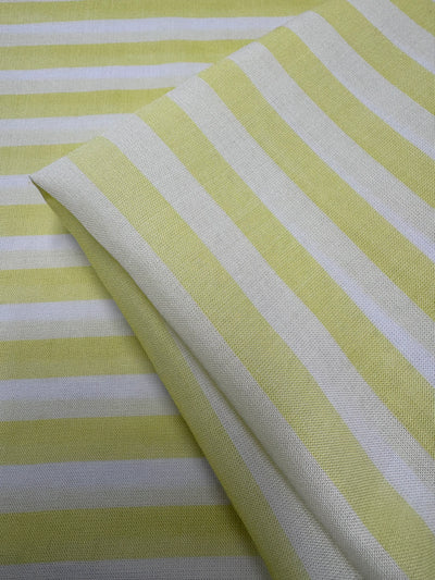 Cotton Voile - Yellow & white - 145cm