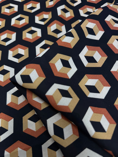 Mercerised Viscose  - Mono - Hexa Mirage- 150cm