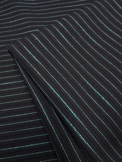 Pure Wool Twill Railway Pin -  Navy - 160cm