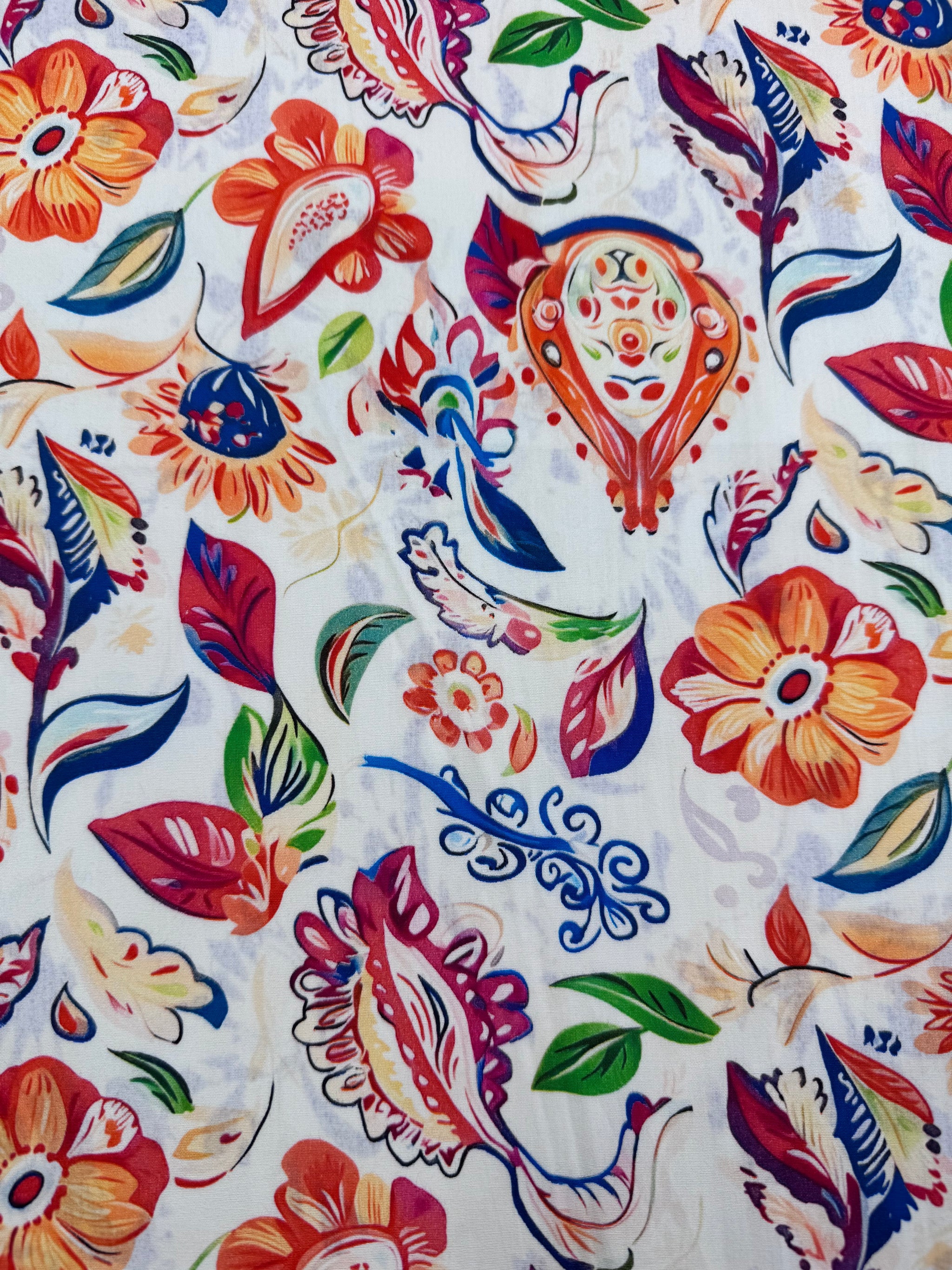 Printed Cotton - Artisan Paisley - 150cm