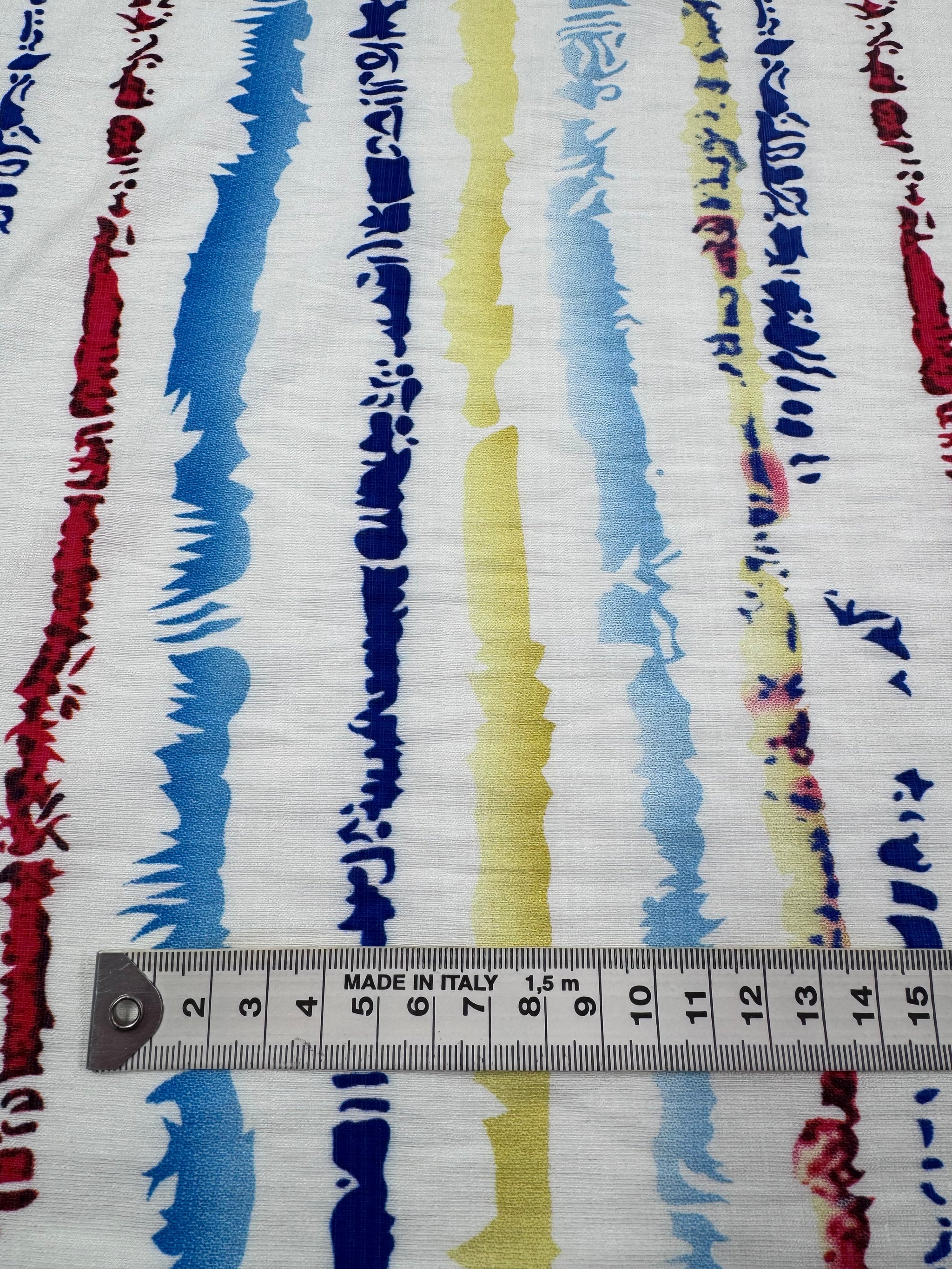 Linen Blend - Riviera stripe - 152cm