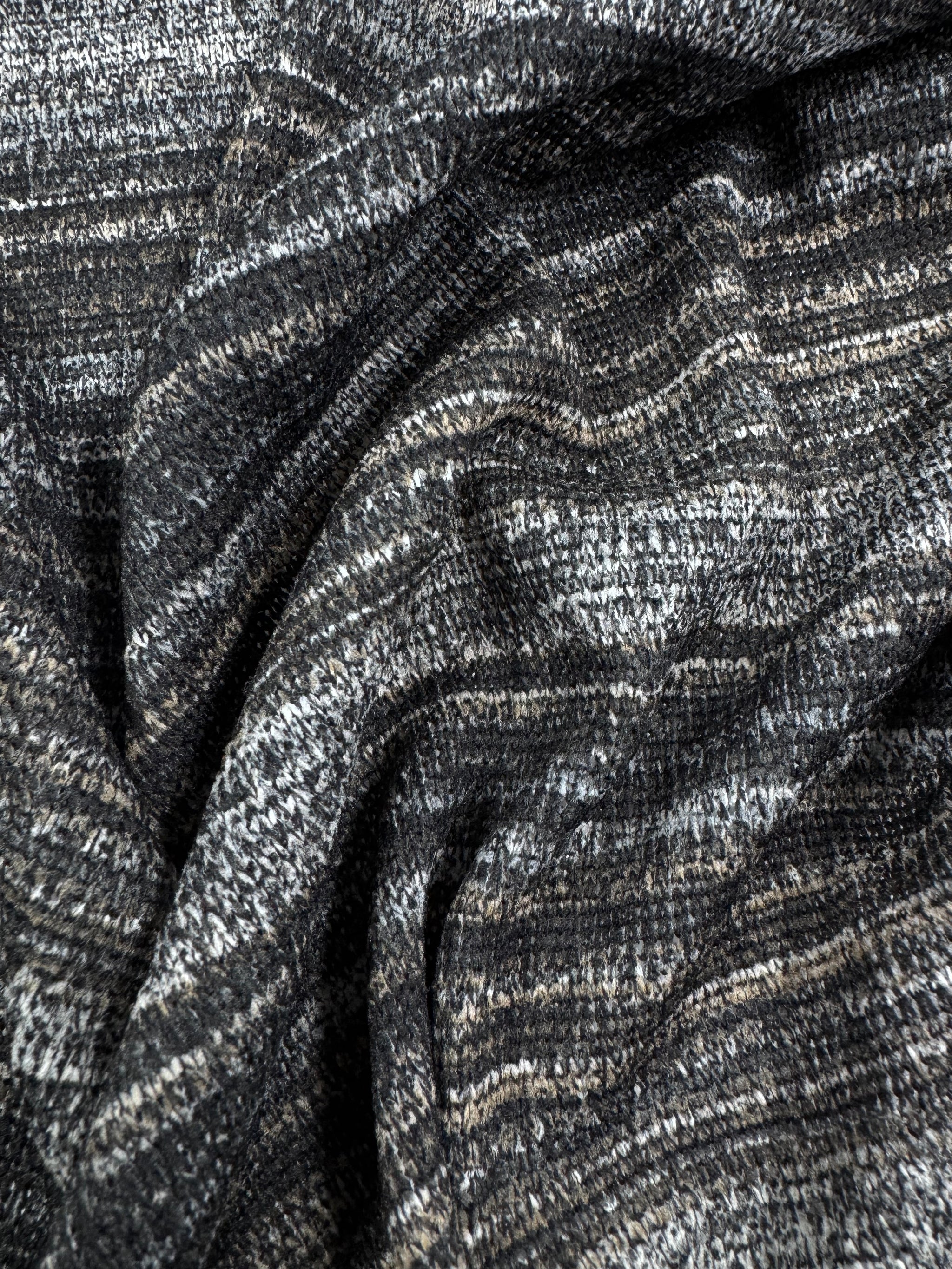 Textured Knit -  Ash Melange - 150cm