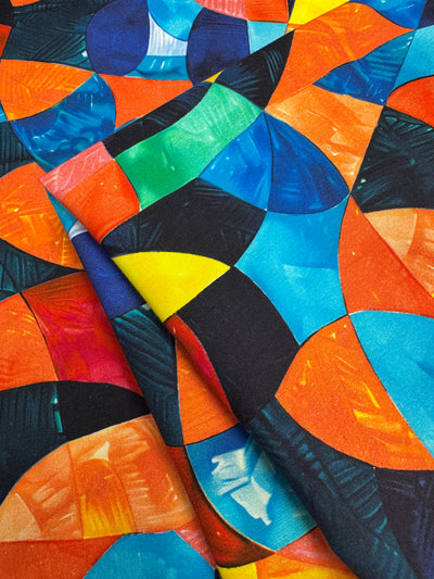 Fiesta Mosaic printed cotton fabric