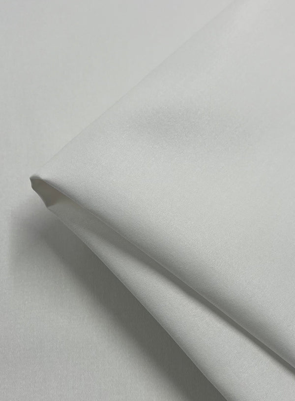 Cotton Sateen - White - 150cm