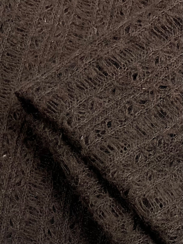 Wool Knit - Dark Chocolate - 140cm