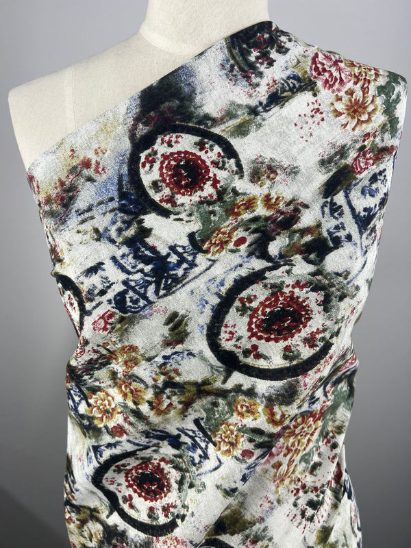 Printed Linen - Washed - 148cm