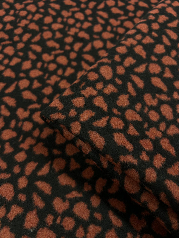 Designer Wool - Rust Leopard - 150cm
