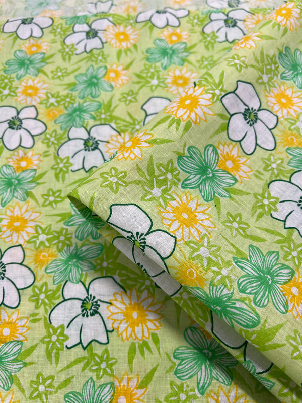 Linen Cotton - Citrus Florette - 157cm