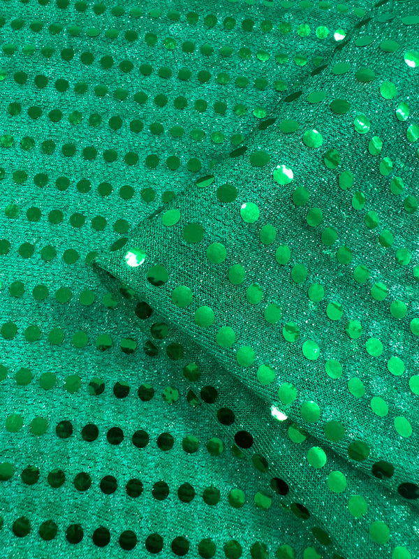 Sequin - Emerald - 112cm