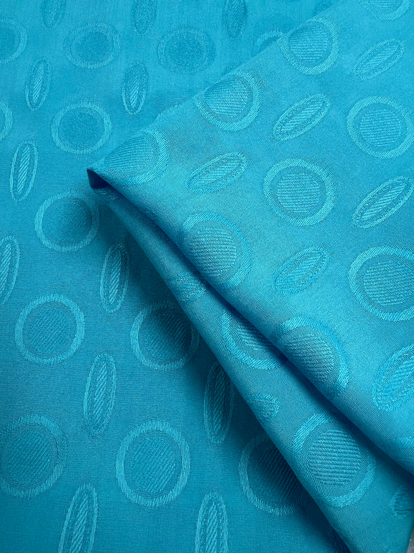 Textured Rayon - Scuba Blue - 140cm