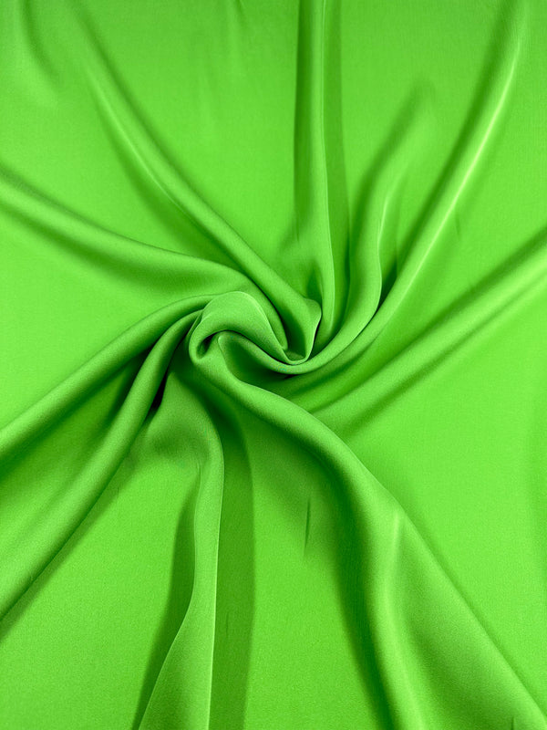 Silk Satin - Vibrant Green - 110cm