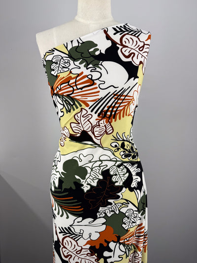 Designer Printed Lycra - Golden Canopy - 150cm