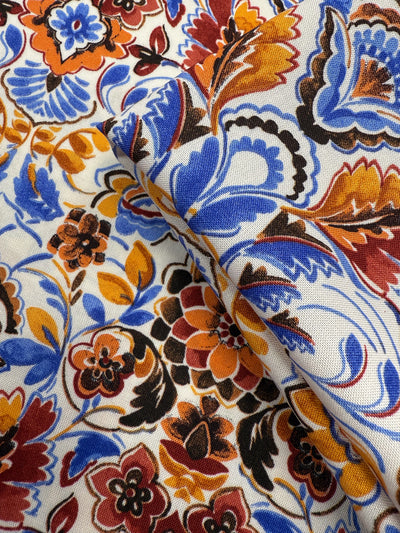 Mercerised Viscose - Ornate Garden - 146cm