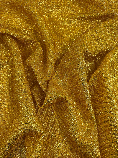 Lurex Stretch Knit - Gold - 155cm