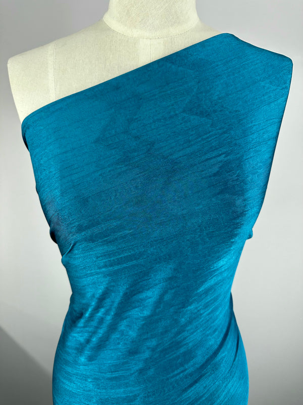 Shimmer Knit - Teal - 150cm