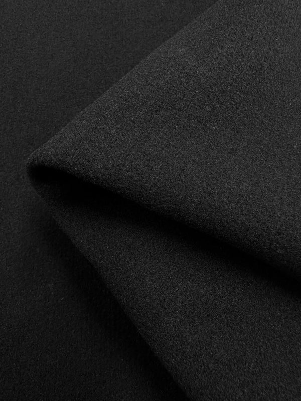Textured Wool - Black - 145cm