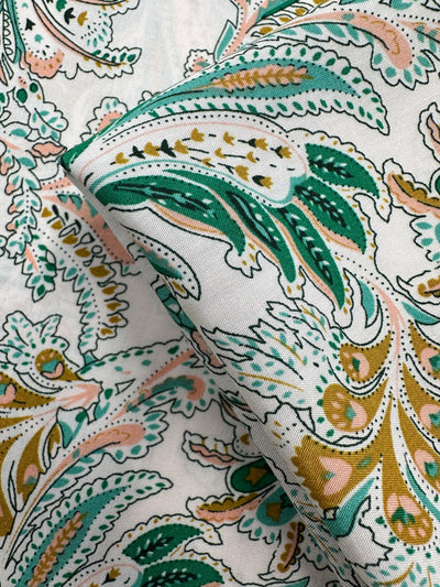 Designer Rayon - Verdant Script - 145cm