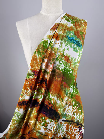 Printed Lycra - Drift - 150cm