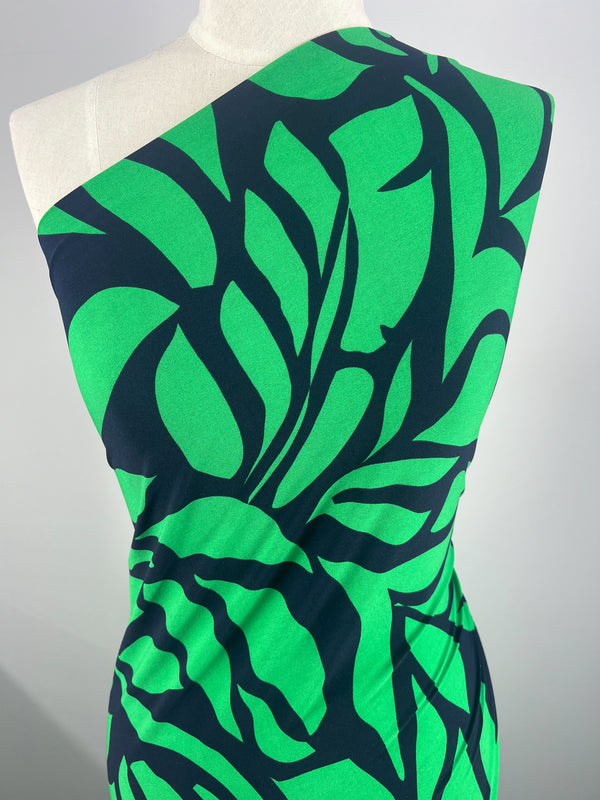 Printed Lycra - Fern Mint - 150cm