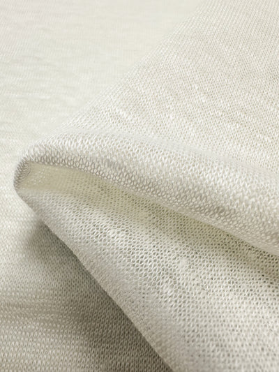 Linen Knit - Ivory - 140cm