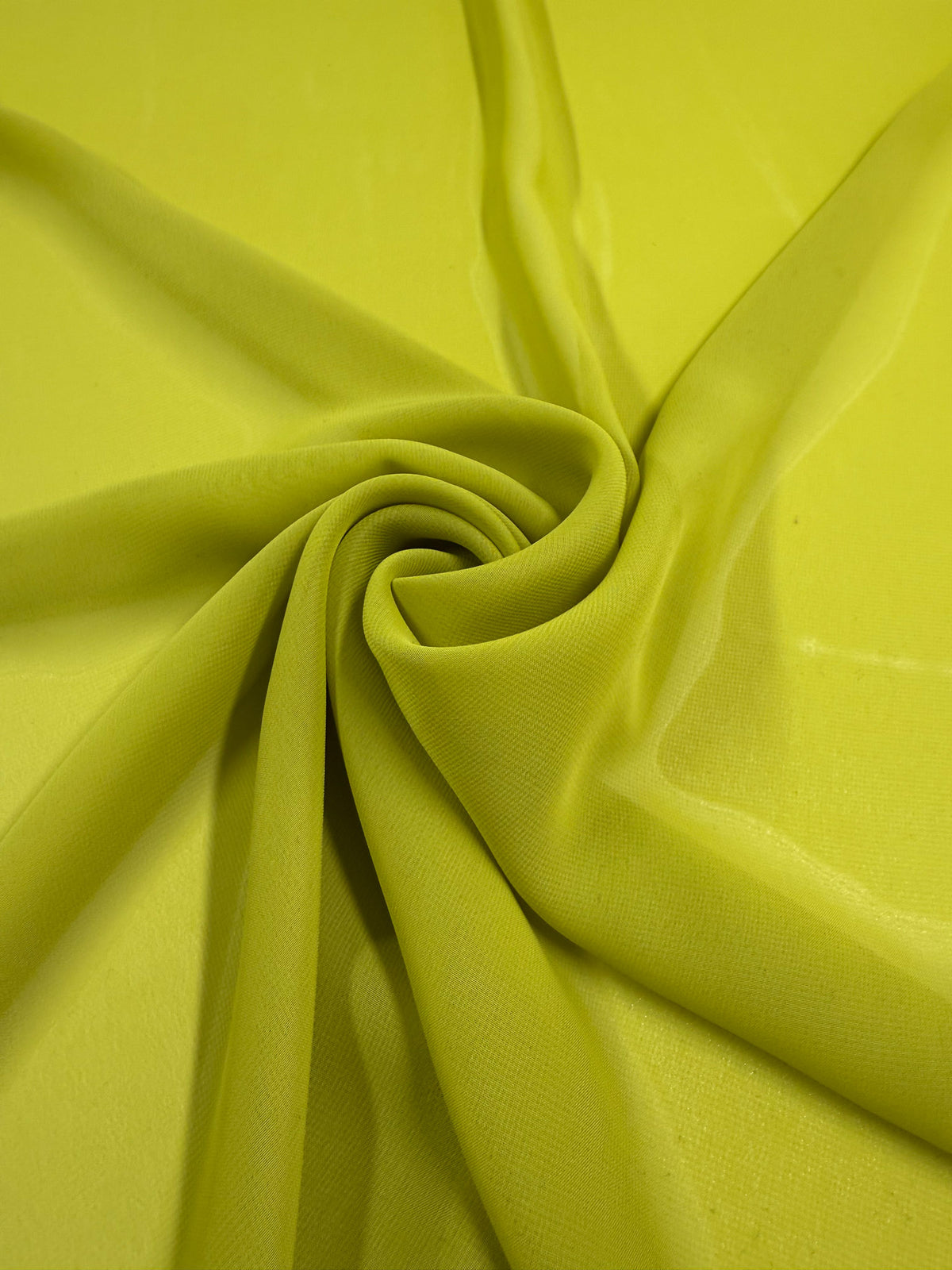 Apple Green sheer Hi-Multi chiffon fabric